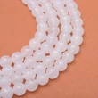 Kép 1/4 - Fehér Jade ásványgyöngy szálban (8mm)/46db