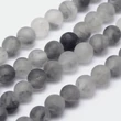 Kép 1/2 - Matt füstkvarc ásványgyöngy (8mm)/10db