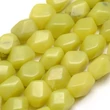 Kép 1/3 - Citrom jade csiszolt ásványgyöngy/5db