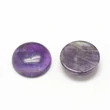 Kép 1/2 - 2db Ametiszt ásványkabochon (10mm)