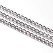 Kép 1/2 - Antikolt ezüst színű csavart ékszerlánc (5x3,5mm)