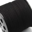 Kép 2/3 - Fekete hasított bőrszál (2.7x1.4mm)