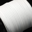 Kép 4/5 - Fehér színű hasított bőrszál (2.7x1.4mm) /1méter