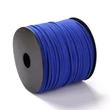 Kép 2/3 - Kék színű hasított bőrszál (3.0x1.4mm) /1méter