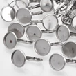 Kép 1/3 - Nemesacél franciakapcsos fülbevaló alap (12mm)