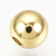 Kép 2/3 - 10db Arany színű golyó alakú köztes (4mm)