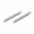 Kép 2/3 - Nemesacél hosszúkás medálka, fityegő (33mm)
