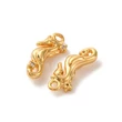 Kép 2/3 - Arany színű 18K arannyal futtatott cirkónia, csikóhal medál (15x6.5x4mm)