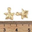Kép 2/3 - Arany színű 18K arannyal futtatott cirkónia, csillag medál (10.5x9x3.5mm)