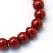 Kép 3/4 - Bordó tekla üveggyöngy szálban  (8mm)/105db
