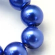 Kép 4/4 - Királykék tekla üveggyöngy szálban (8mm)/105db