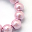 Kép 3/4 - Halvány lila tekla üveggyöngy szálban (4mm) /195db