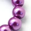 Kép 3/4 - Orchidea tekla üveggyöngy szálban (8mm)/105db