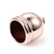 Kép 2/2 - Rozé arany színű végzáró (15x10mm)