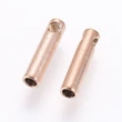 Kép 2/2 - 2db Rozé arany színű nemesacél csöves végzáró (7x1.6mm)