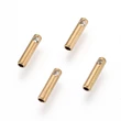 Kép 1/2 - 2db Arany színű nemesacél csöves végzáró (7x1.6mm)
