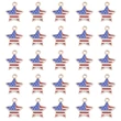 Kép 2/6 - Függetlenség napjára, amerikai zászlós csillag alakú zománcozott fityegő (18x16x2mm)