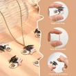 Kép 6/7 - Ballagási kalap virágokkal zománcozott fityegő (25x29x1mm)