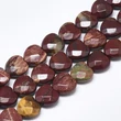 Kép 1/2 - Szívárvány jáspis szív alakú ásványgyöngy (10mm)/1db
