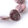 Kép 3/3 - Képjáspis szív alakú ásványgyöngy (16mm)/1db