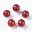 Kép 2/2 - Karneol félig fúrt ásványgyöngy (6mm)/1db