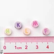 Kép 4/4 - Műanyag színes betűgyöngy csomag (330db)