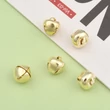 Kép 4/5 - 10db Arany színű csengettyű fityegő (10x10x10mm)