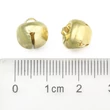 Kép 5/5 - 10db Arany színű csengettyű fityegő (10x10x10mm)