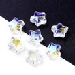 Kép 1/2 - 10db Áttetsző AB csillag üveggyöngy (8,5mm)