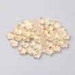 Kép 1/2 - 10db Sárga csillag üveggyöngy (8,5mm)