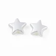 Kép 1/2 - 20db Gyöngyházfényű csillag alakú akril gyöngy (8mm)