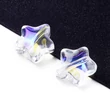Kép 2/2 - 10db Áttetsző AB csillag üveggyöngy (8,5mm)