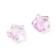 Kép 2/2 - 10db Lila csillag üveggyöngy (8,5mm)