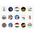 Kép 2/2 - Hungary-2 Üveglencsés ékszerpapír 20mm 15 féle minta A5