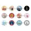 Kép 2/2 - Paris-1 Üveglencsés ékszerpapír 25mm 12 féle minta A5