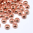 Kép 1/2 - 10db Rozé arany színű fánk alakú köztes (4x2,5mm)