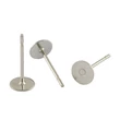 Kép 1/3 - 5pár 316os nemesacél bedugós fülbevalóalap (6mm)
