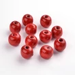 Kép 1/2 - 10db Piros színű fagyöngy (14x13mm)