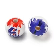Kép 3/3 - 5db Függetlenség napjára, amerikai, július 4-i feliratos fagyöngy (15.5~16mm)