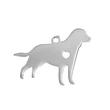 Kép 1/3 - Nemesacél gravírozható labrador alakú medál