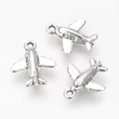 Kép 1/2 - 4db Antikolt ezüst színű repülő fityegő (15.5 x 13.5 x 3.5 mm)