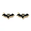 Kép 1/2 - Zománcozott halloween denevér fityegő (14x23x1.5mm)