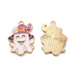Kép 3/3 - Zománcozott halloween szellem fityegő (21x15.5x1.4mm)