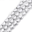 Kép 1/2 - 10db Antikolt ezüst színű szív alakú köztes (5,5x6mm)