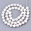 Kép 2/2 - 10db Természetes édesvízi lapos kerek alakú gyöngy (8x2~3mm)