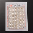 Kép 2/2 - 2db Fehér Valódi kagyló gyöngy félig fúrt (5~5.5x4mm)