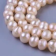 Kép 2/2 - 4db Rózsaszín színű tenyésztett édesvízi gyöngy (5~6mm)