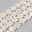 Kép 1/3 - Festett édesvízi csillag alakú gyöngy (15x15.5x3mm) /2db