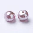 Kép 1/2 - 2db Lila  Valódi kagyló gyöngy félig fúrt (6~6.5x6~7mm)