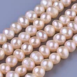 Kép 1/2 - 4db Rózsaszín színű tenyésztett édesvízi gyöngy (5~6mm)